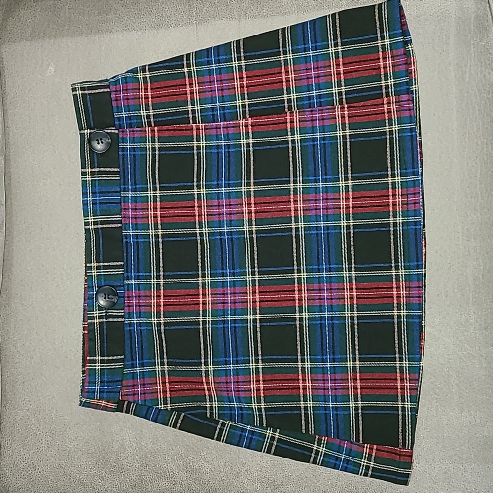 Forever 21‎ plaid mini skirt size small